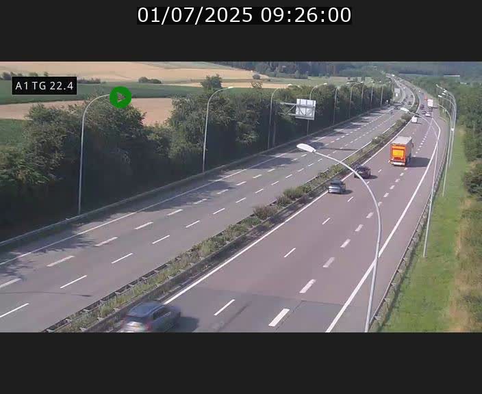 <h2>Traffic live webcam Luxembourg Flaxweiler - A1 direction Luxembourg - BK 22.4</h2>
