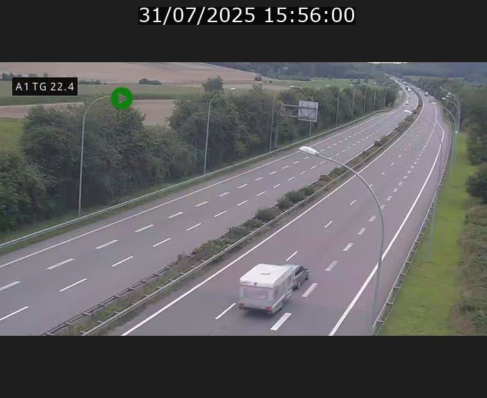 <h2>Traffic live webcam Luxembourg Flaxweiler - A1 direction Luxembourg - BK 22.4</h2>