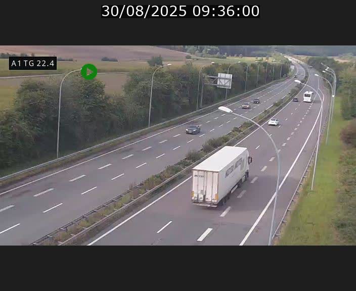<h2>Traffic live webcam Luxembourg Flaxweiler - A1 direction Luxembourg - BK 22.4</h2>
