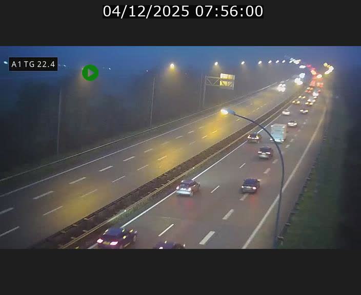 <h2>Traffic live webcam Luxembourg Flaxweiler - A1 direction Luxembourg - BK 22.4</h2>