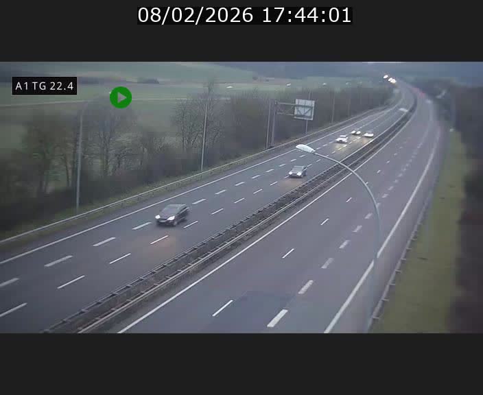 <h2>Traffic live webcam Luxembourg Flaxweiler - A1 direction Luxembourg - BK 22.4</h2>