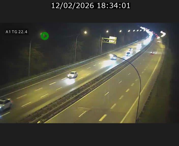 <h2>Traffic live webcam Luxembourg Flaxweiler - A1 direction Luxembourg - BK 22.4</h2>