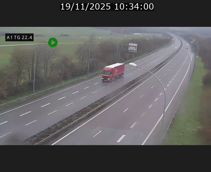 <h2>Traffic live webcam Luxembourg Flaxweiler - A1 direction Luxembourg - BK 22.4</h2>