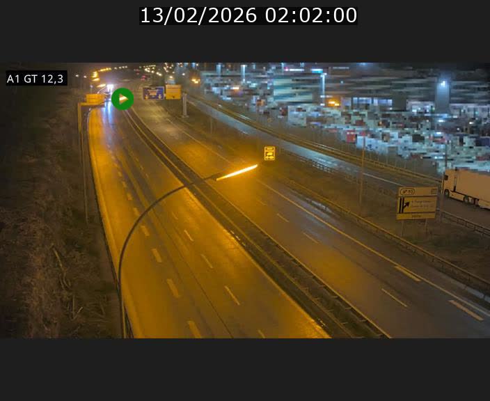 <h2>Traffic live webcam Luxembourg Senningerberg - A1 direction Allemagne - BK 12.3</h2>