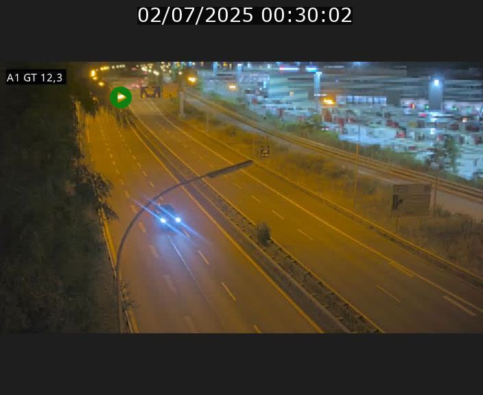 <h2>Traffic live webcam Luxembourg Senningerberg - A1 direction Allemagne - BK 12.3</h2>