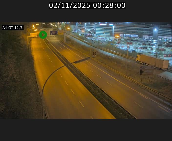 <h2>Traffic live webcam Luxembourg Senningerberg - A1 direction Allemagne - BK 12.3</h2>