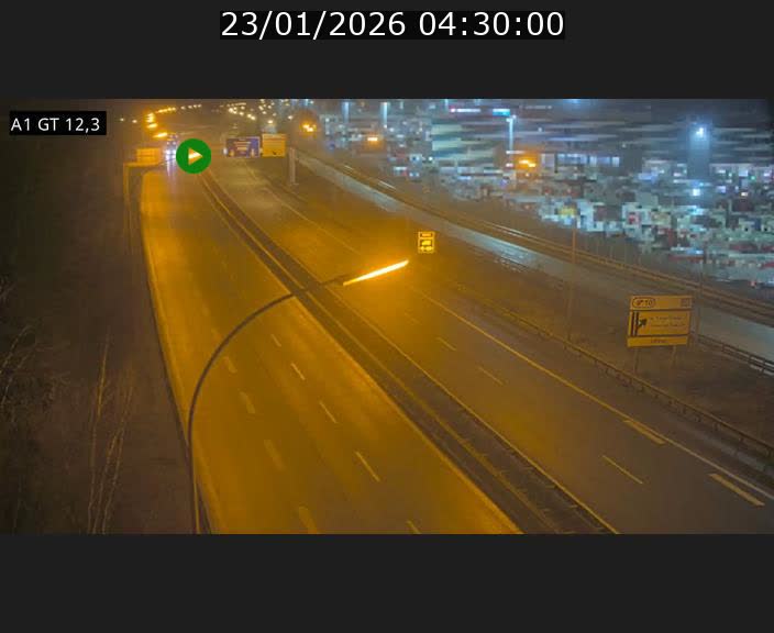 <h2>Traffic live webcam Luxembourg Senningerberg - A1 direction Allemagne - BK 12.3</h2>