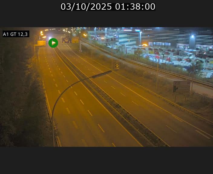 <h2>Traffic live webcam Luxembourg Senningerberg - A1 direction Allemagne - BK 12.3</h2>