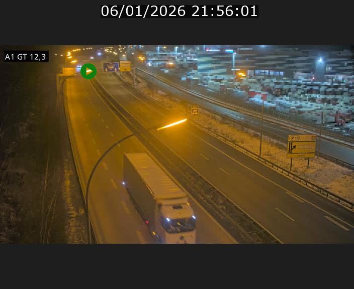 <h2>Traffic live webcam Luxembourg Senningerberg - A1 direction Allemagne - BK 12.3</h2>