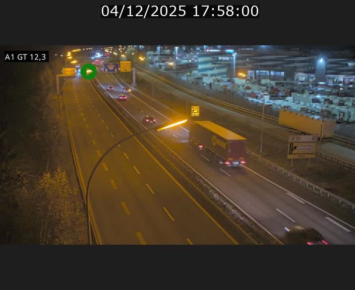 <h2>Traffic live webcam Luxembourg Senningerberg - A1 direction Allemagne - BK 12.3</h2>