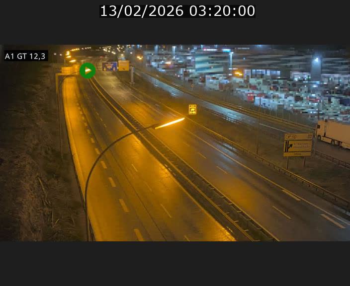 <h2>Traffic live webcam Luxembourg Senningerberg - A1 direction Allemagne - BK 12.3</h2>