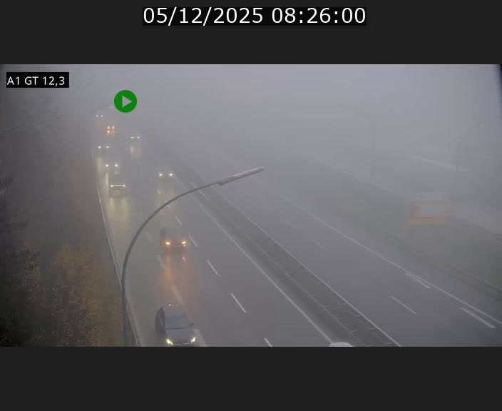 <h2>Traffic live webcam Luxembourg Senningerberg - A1 direction Allemagne - BK 12.3</h2>