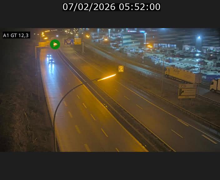 <h2>Traffic live webcam Luxembourg Senningerberg - A1 direction Allemagne - BK 12.3</h2>