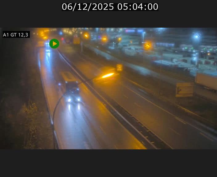 <h2>Traffic live webcam Luxembourg Senningerberg - A1 direction Allemagne - BK 12.3</h2>