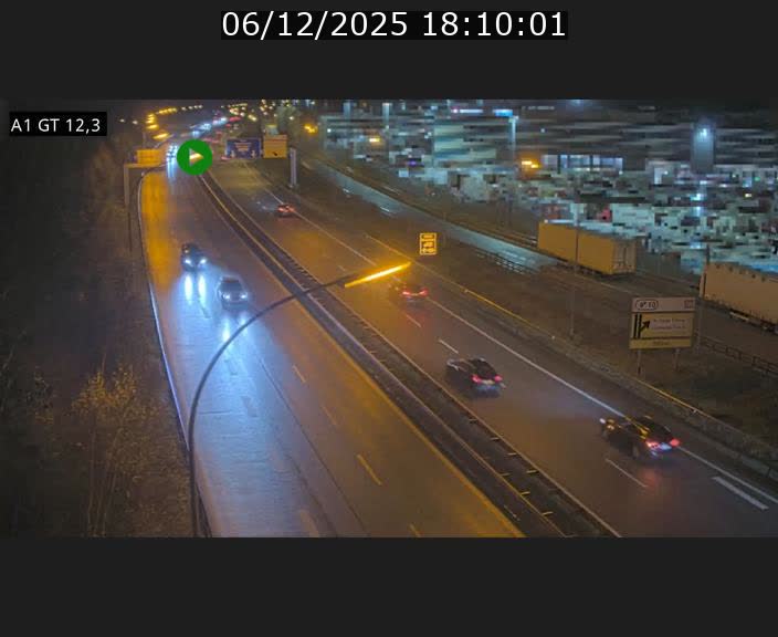 <h2>Traffic live webcam Luxembourg Senningerberg - A1 direction Allemagne - BK 12.3</h2>