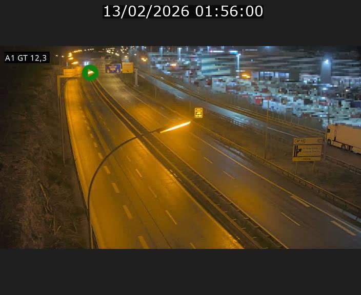 <h2>Traffic live webcam Luxembourg Senningerberg - A1 direction Allemagne - BK 12.3</h2>