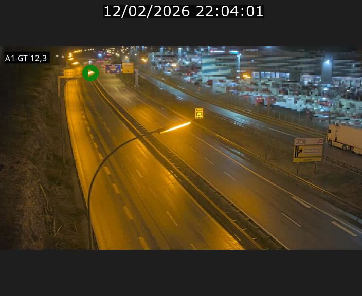 <h2>Traffic live webcam Luxembourg Senningerberg - A1 direction Allemagne - BK 12.3</h2>