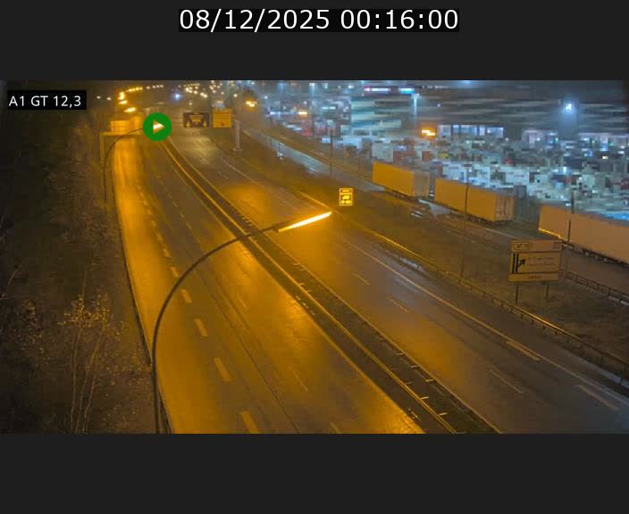 <h2>Traffic live webcam Luxembourg Senningerberg - A1 direction Allemagne - BK 12.3</h2>