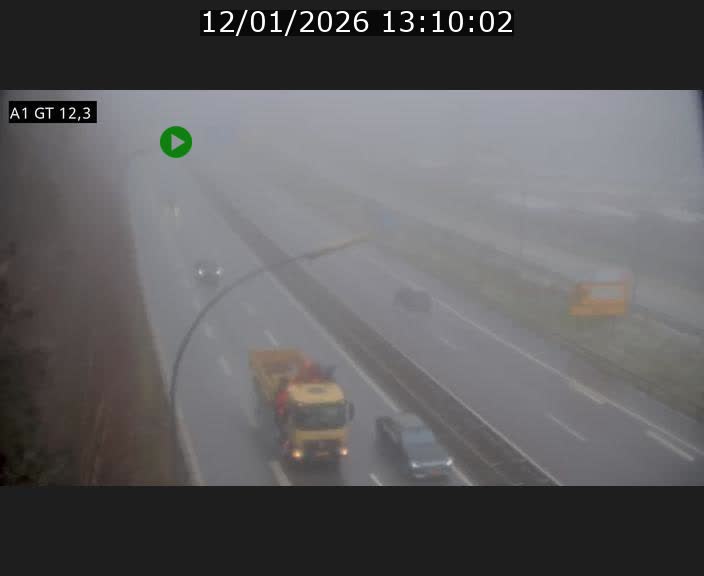 <h2>Traffic live webcam Luxembourg Senningerberg - A1 direction Allemagne - BK 12.3</h2>