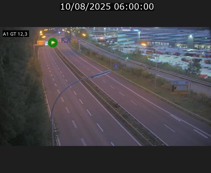 <h2>Traffic live webcam Luxembourg Senningerberg - A1 direction Allemagne - BK 12.3</h2>