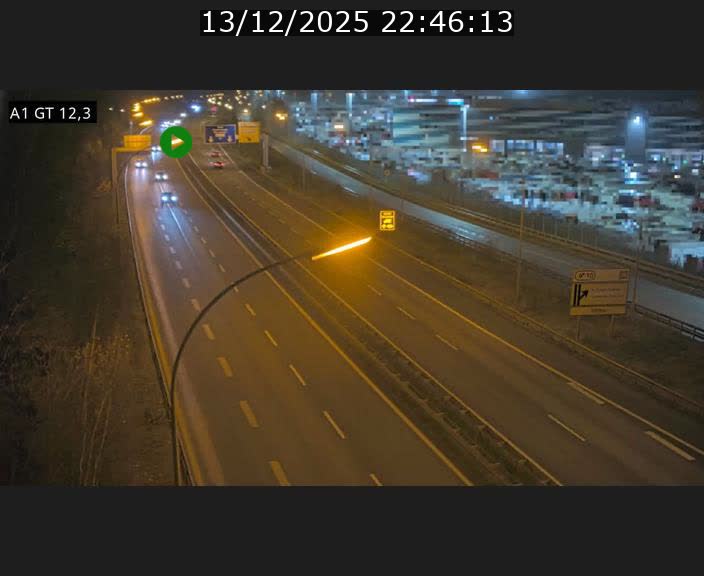 <h2>Traffic live webcam Luxembourg Senningerberg - A1 direction Allemagne - BK 12.3</h2>