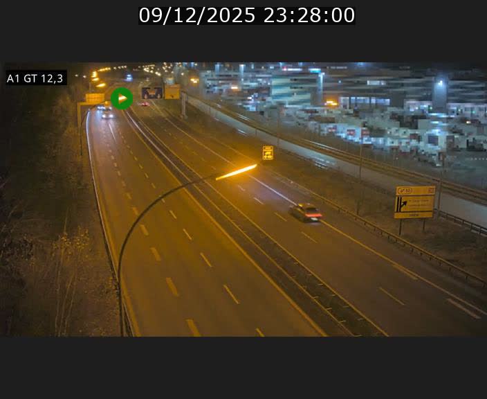 <h2>Traffic live webcam Luxembourg Senningerberg - A1 direction Allemagne - BK 12.3</h2>