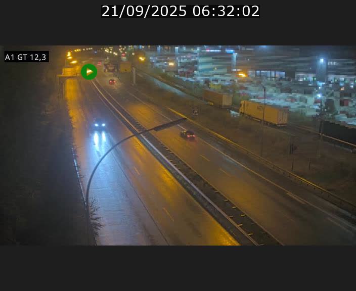 <h2>Traffic live webcam Luxembourg Senningerberg - A1 direction Allemagne - BK 12.3</h2>