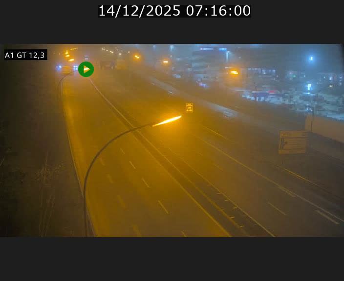 <h2>Traffic live webcam Luxembourg Senningerberg - A1 direction Allemagne - BK 12.3</h2>