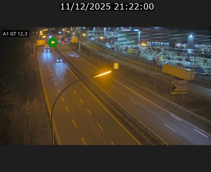 <h2>Traffic live webcam Luxembourg Senningerberg - A1 direction Allemagne - BK 12.3</h2>