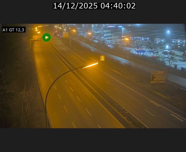 <h2>Traffic live webcam Luxembourg Senningerberg - A1 direction Allemagne - BK 12.3</h2>