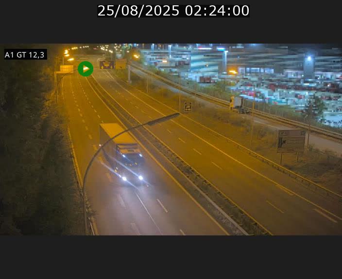 <h2>Traffic live webcam Luxembourg Senningerberg - A1 direction Allemagne - BK 12.3</h2>