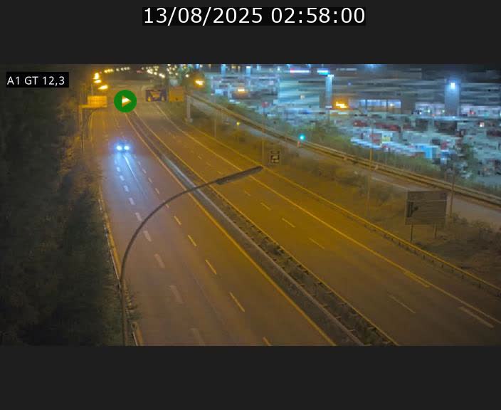 <h2>Traffic live webcam Luxembourg Senningerberg - A1 direction Allemagne - BK 12.3</h2>
