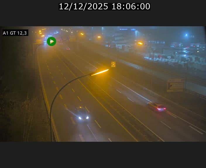 <h2>Traffic live webcam Luxembourg Senningerberg - A1 direction Allemagne - BK 12.3</h2>