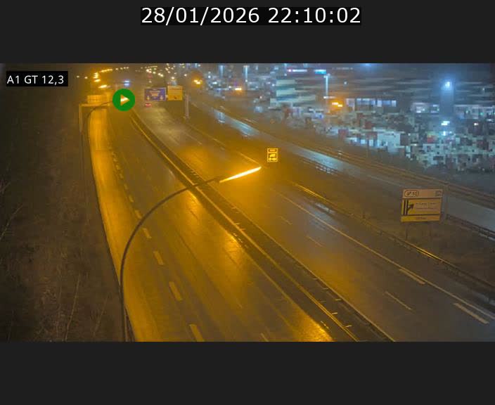 <h2>Traffic live webcam Luxembourg Senningerberg - A1 direction Allemagne - BK 12.3</h2>