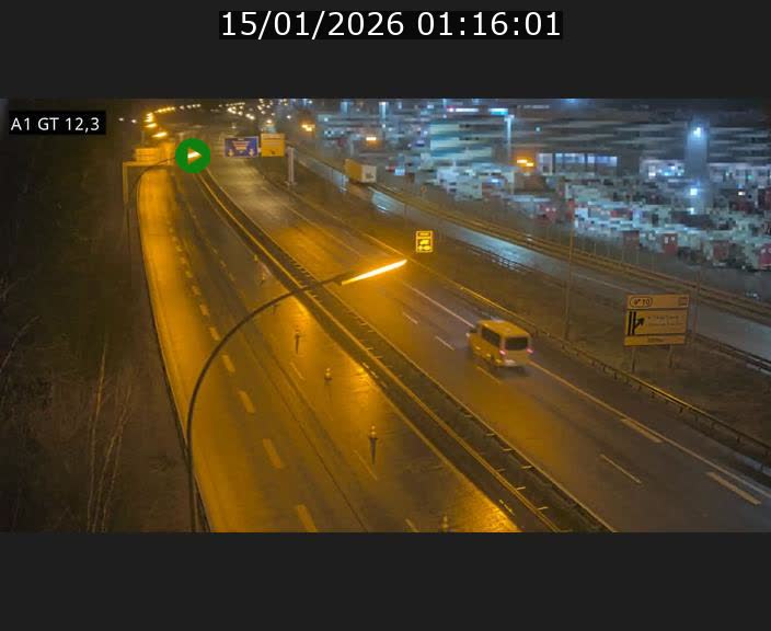 <h2>Traffic live webcam Luxembourg Senningerberg - A1 direction Allemagne - BK 12.3</h2>