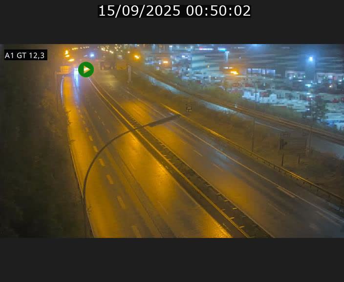 Traffic live webcam Luxembourg Senningerberg - A1 direction Allemagne - BK 12.3