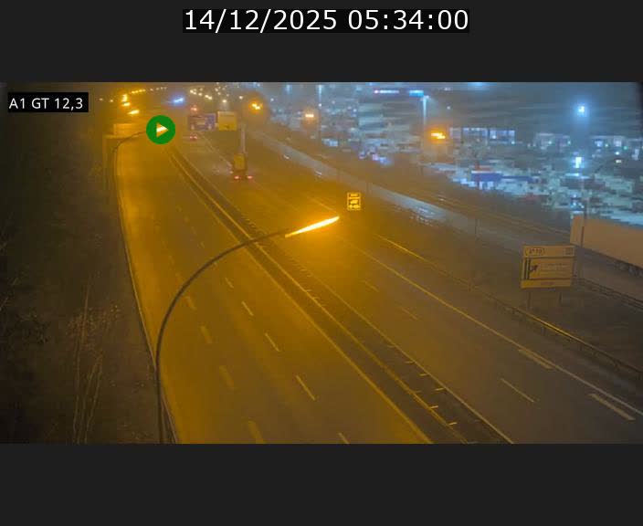 <h2>Traffic live webcam Luxembourg Senningerberg - A1 direction Allemagne - BK 12.3</h2>
