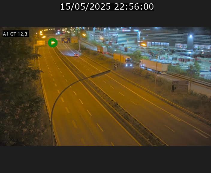 <h2>Traffic live webcam Luxembourg Senningerberg - A1 direction Allemagne - BK 12.3</h2>