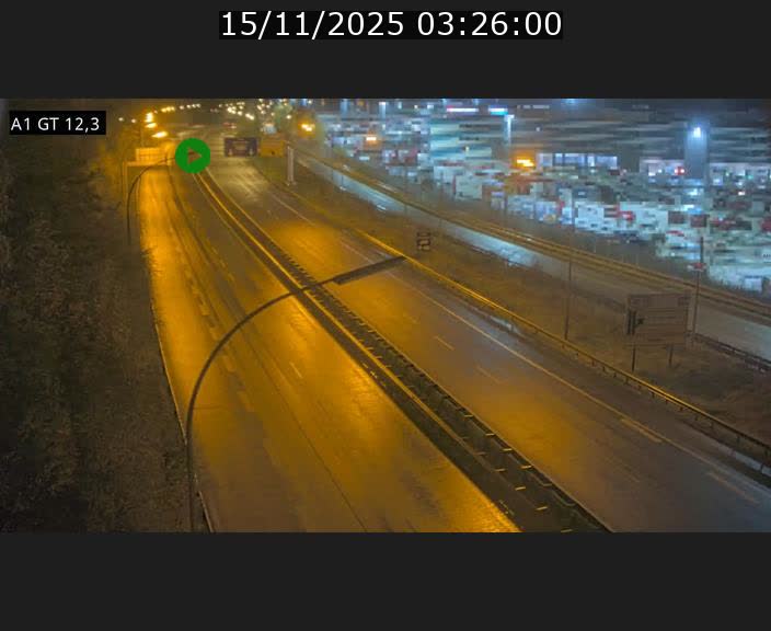 <h2>Traffic live webcam Luxembourg Senningerberg - A1 direction Allemagne - BK 12.3</h2>
