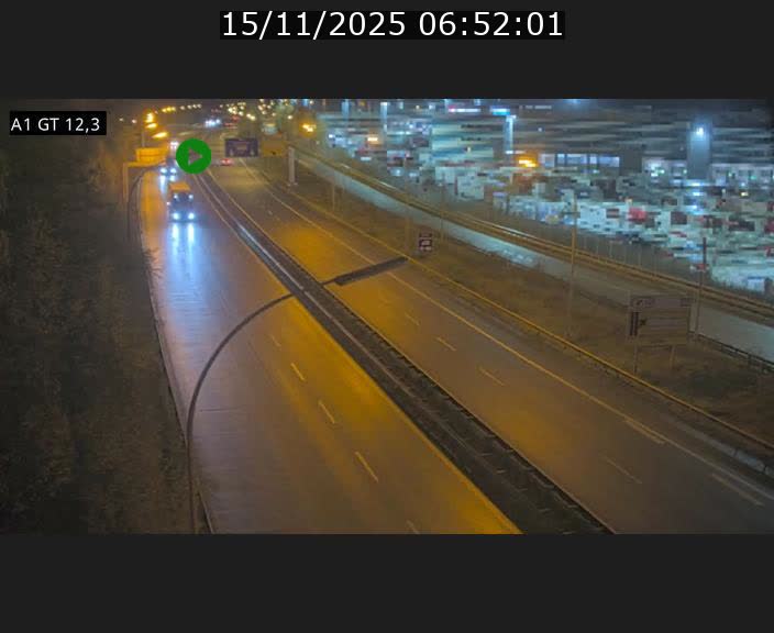 <h2>Traffic live webcam Luxembourg Senningerberg - A1 direction Allemagne - BK 12.3</h2>