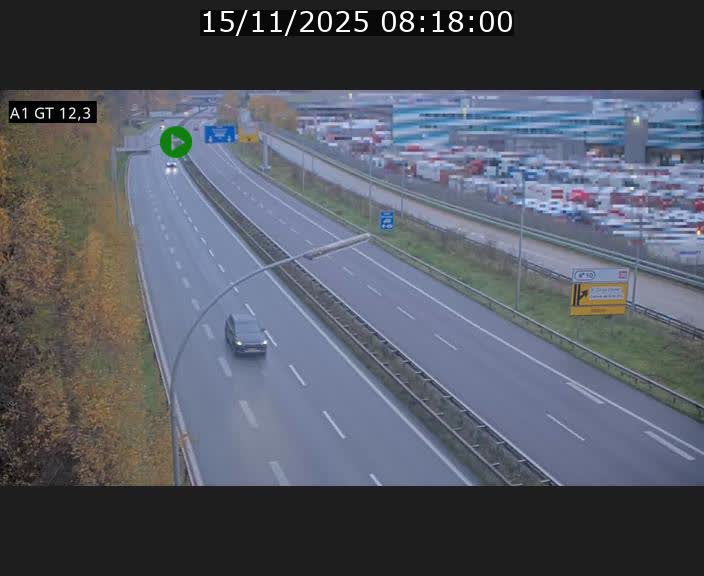 <h2>Traffic live webcam Luxembourg Senningerberg - A1 direction Allemagne - BK 12.3</h2>