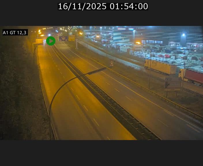 <h2>Traffic live webcam Luxembourg Senningerberg - A1 direction Allemagne - BK 12.3</h2>
