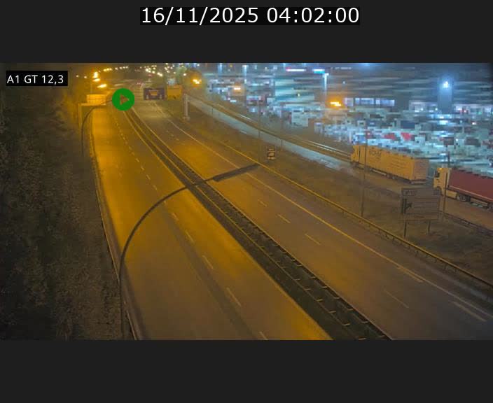 <h2>Traffic live webcam Luxembourg Senningerberg - A1 direction Allemagne - BK 12.3</h2>