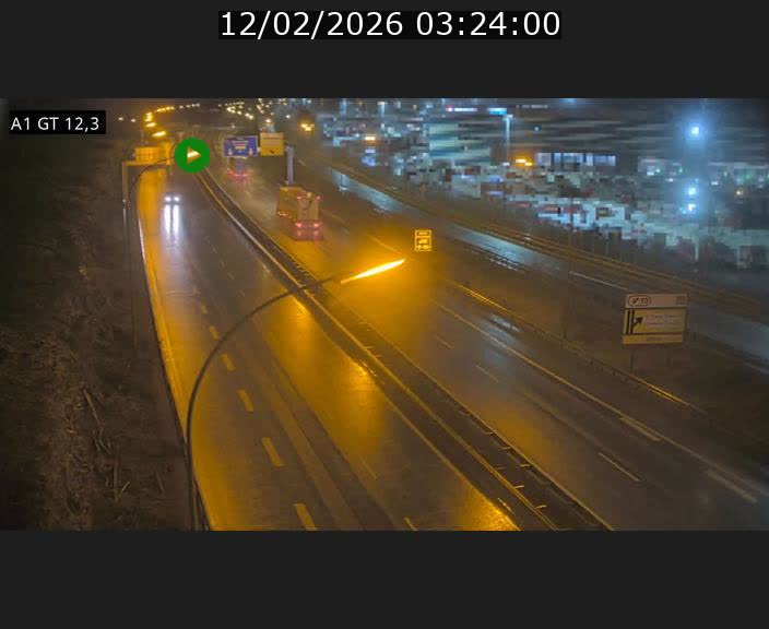 <h2>Traffic live webcam Luxembourg Senningerberg - A1 direction Allemagne - BK 12.3</h2>