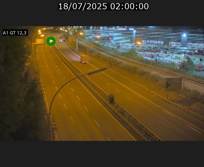 <h2>Traffic live webcam Luxembourg Senningerberg - A1 direction Allemagne - BK 12.3</h2>