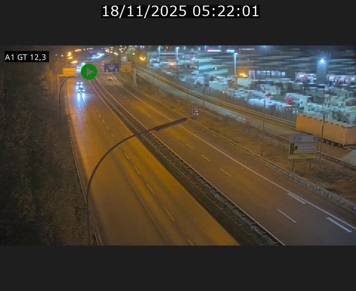 <h2>Traffic live webcam Luxembourg Senningerberg - A1 direction Allemagne - BK 12.3</h2>