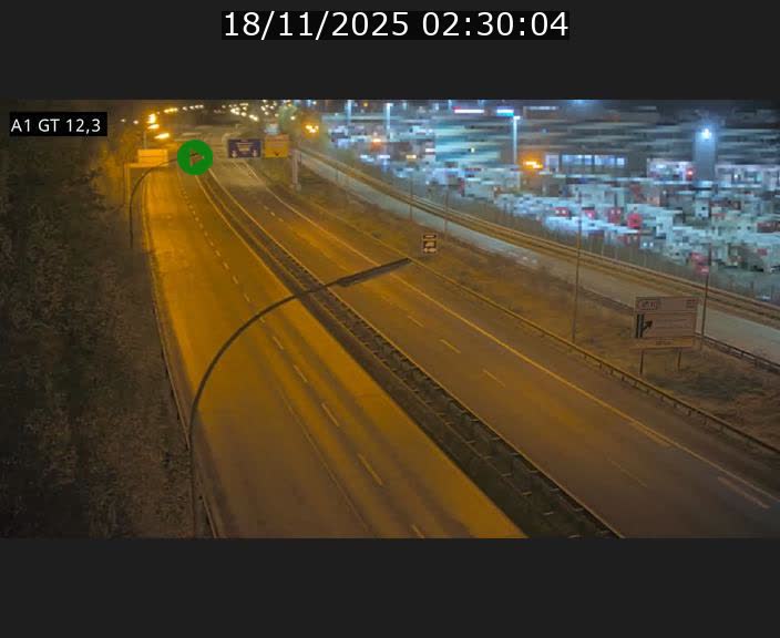 <h2>Traffic live webcam Luxembourg Senningerberg - A1 direction Allemagne - BK 12.3</h2>
