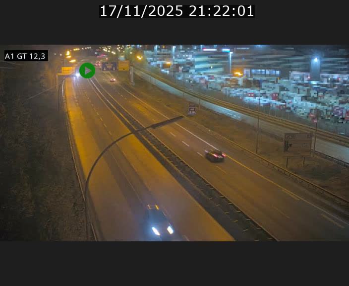 <h2>Traffic live webcam Luxembourg Senningerberg - A1 direction Allemagne - BK 12.3</h2>