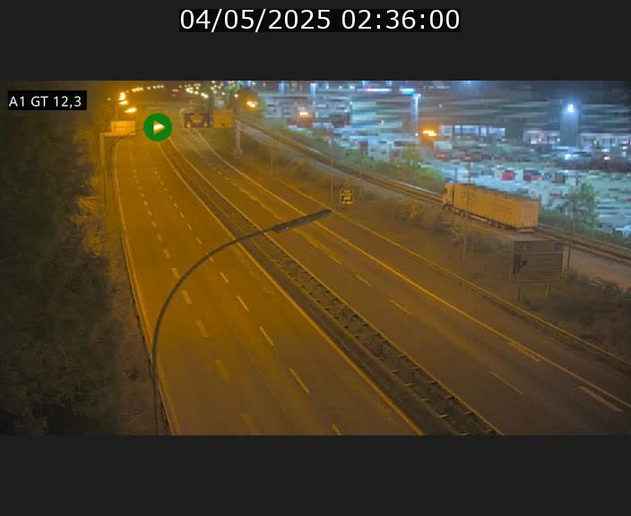 Traffic live webcam Luxembourg Senningerberg - A1 direction Allemagne - BK 12.3