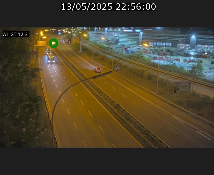 Traffic live webcam Luxembourg Senningerberg - A1 direction Allemagne - BK 12.3